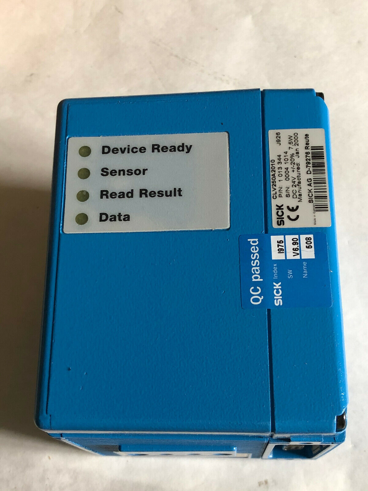 New Sick Clv250a2010,1 013 344 Optic Barcode Scanner V6.90 Software,Ew