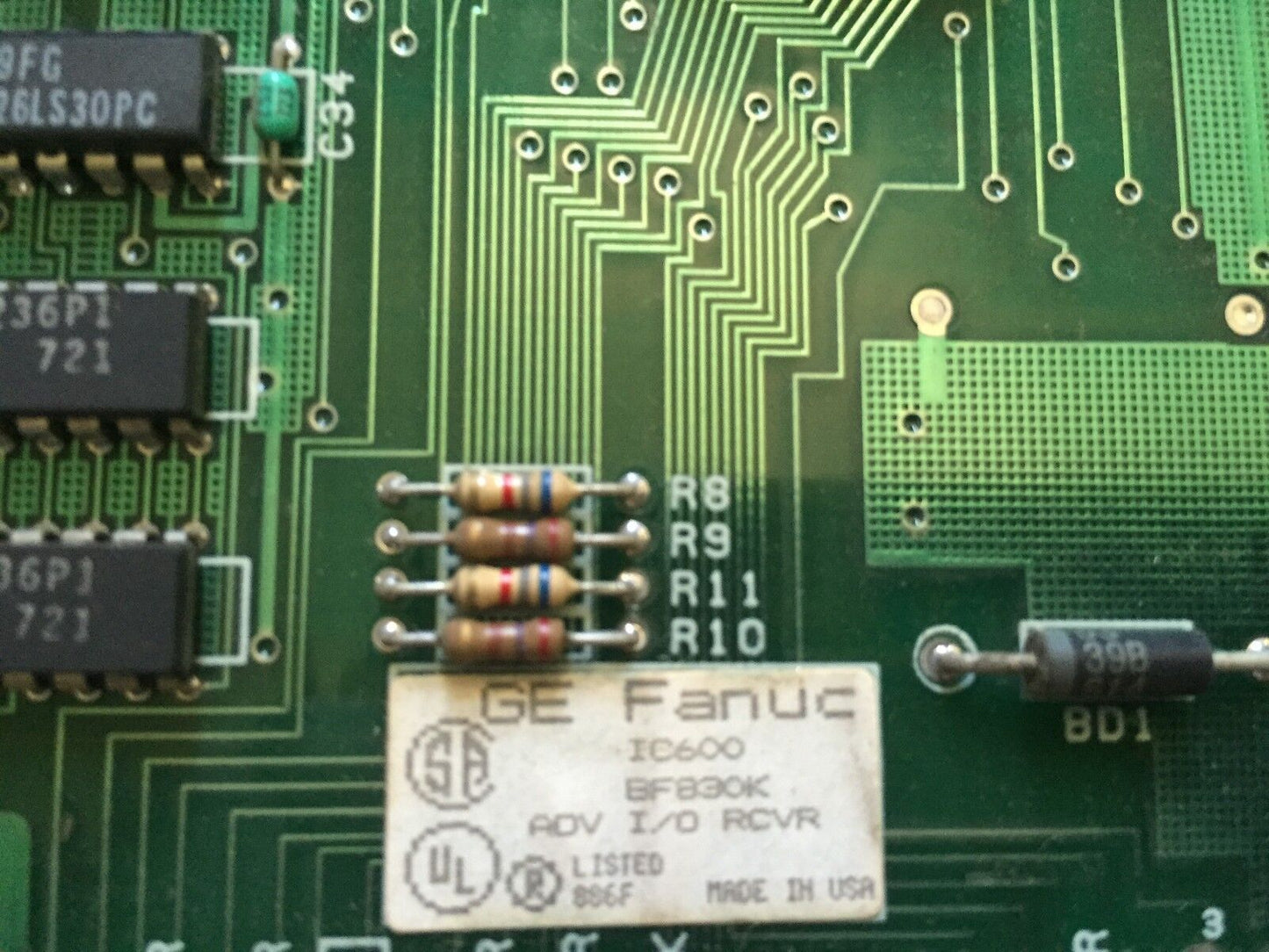 Fanuc Ge Ic600 Bf830k,Adv I/O Rcvr 44A717592-G01, Output,Ee