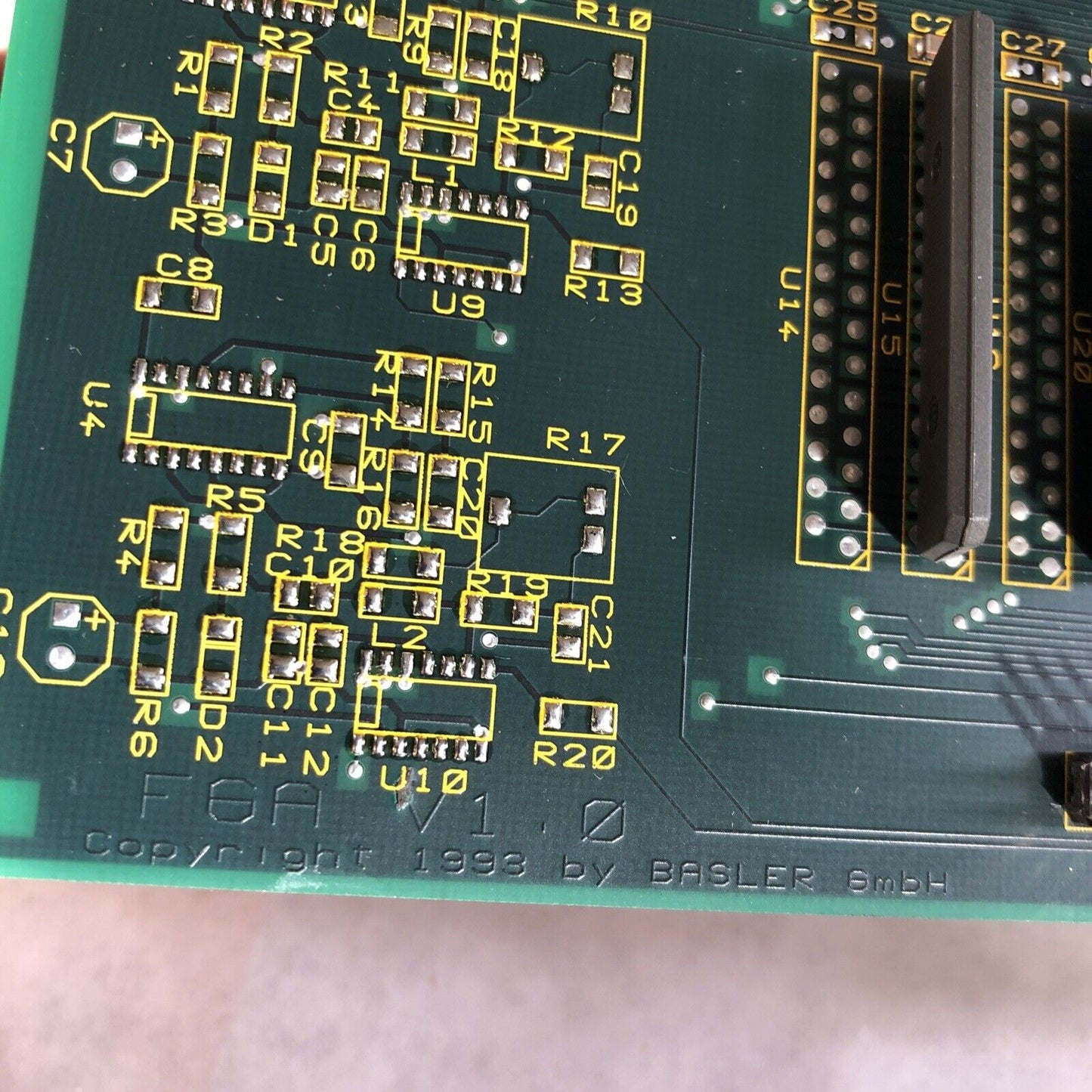 Basler Fga V1.0 Cf003004 Pcb Board, Asler F6a V1.0 Ch,Ee