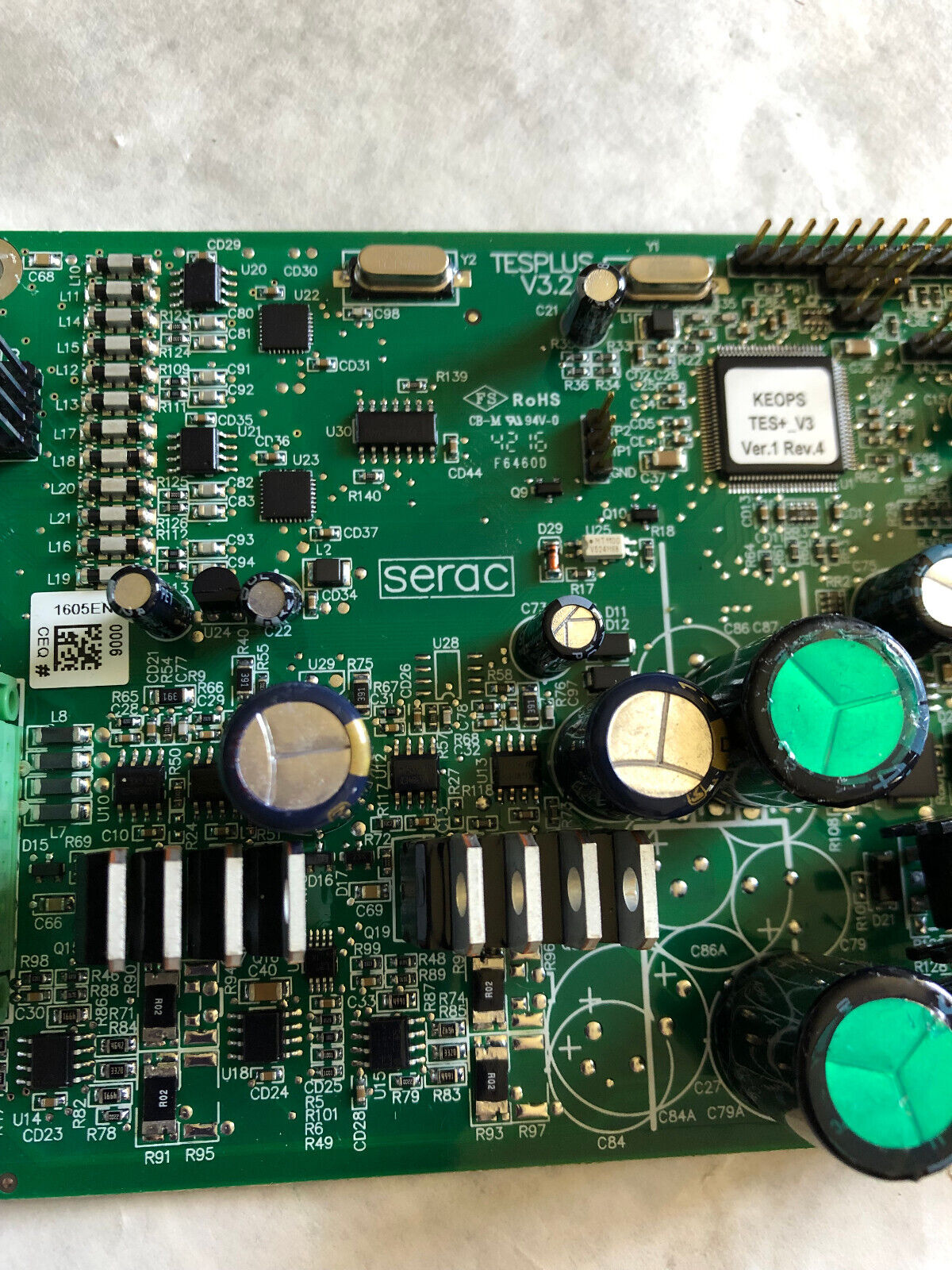 New Serac 911.S.0100.17,911 S 0100 17,Tesplus V3.2,Tes+V3,Cw