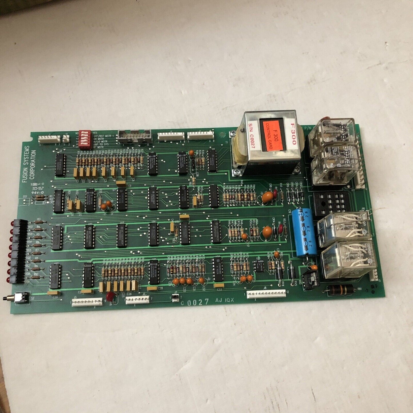 Fusion 038039 Rev Ab,Ac,Fusion Systems 03803, Autoroll P300 Control Card,Cw