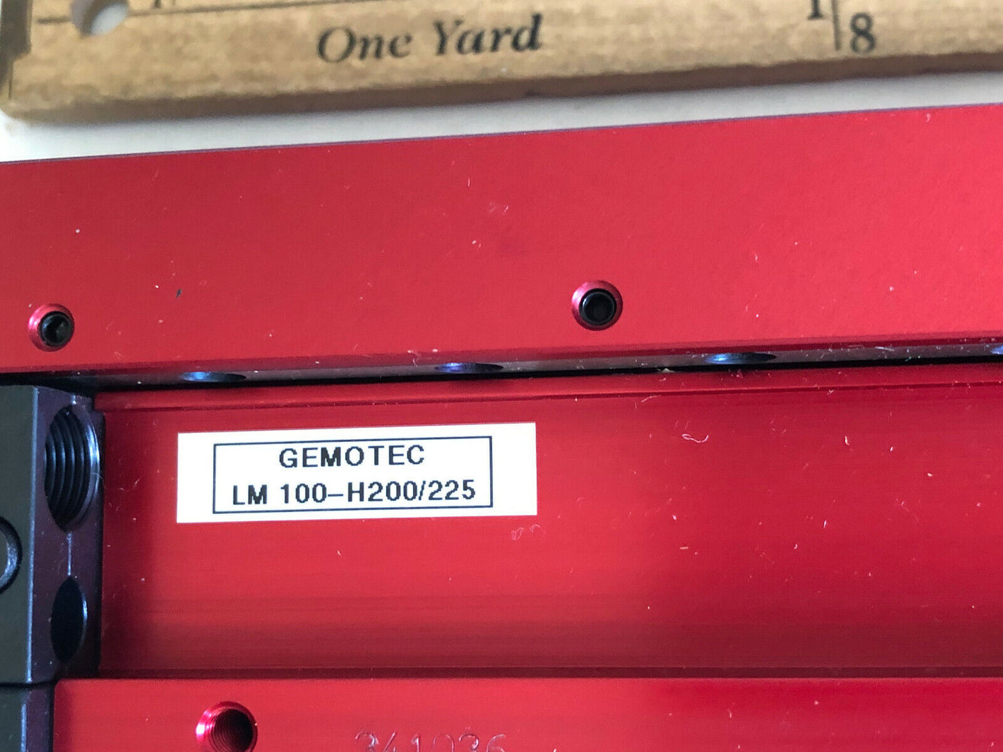 New Gemotec Lm 100-H200/225 Linear Bearing Axis Slide, 225Mm Travel,Bb