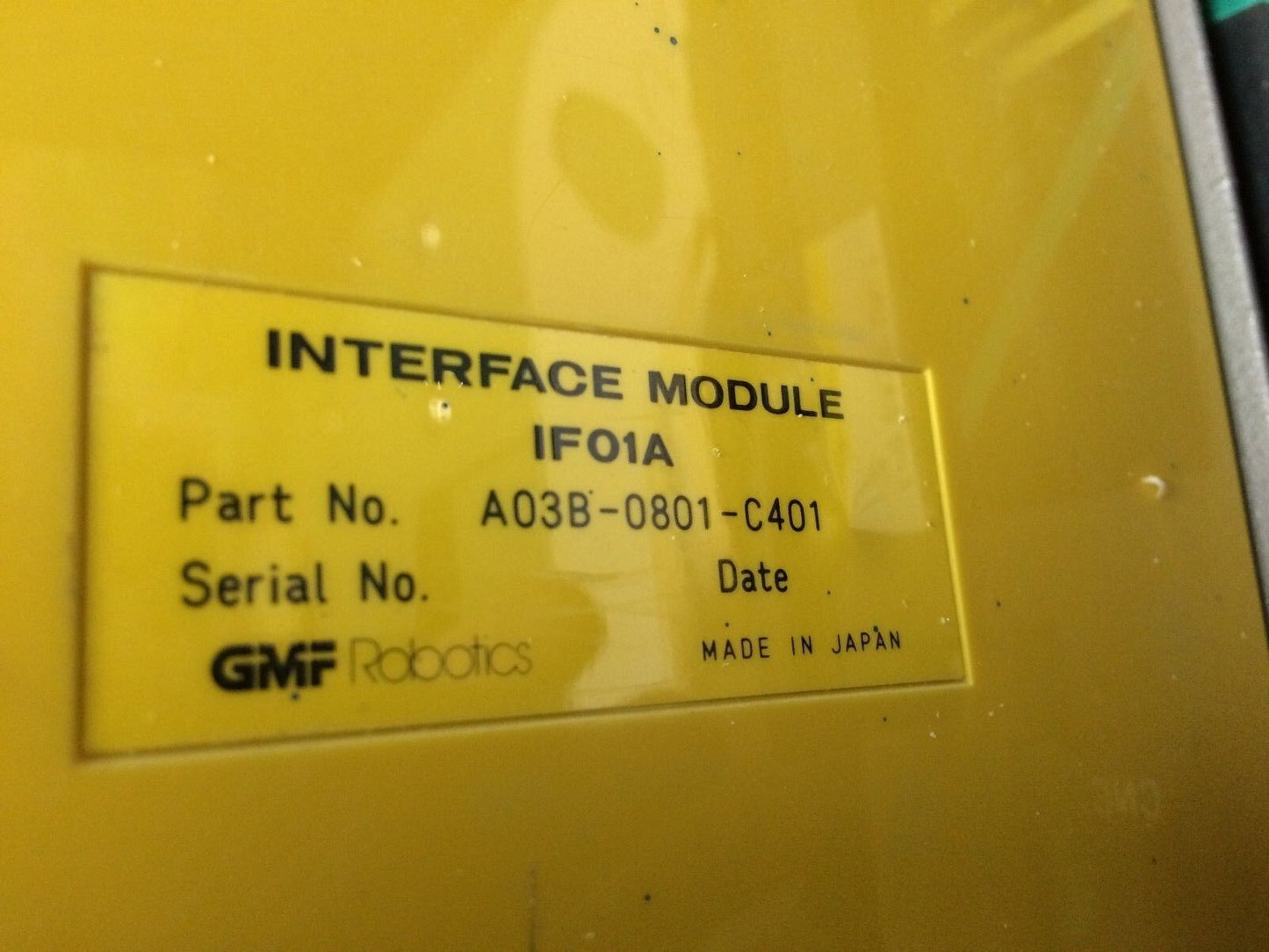 Ge Fanuc A03b-0801-C008,A03b-0801-C008,Rc01b,Ia16e,If01a,Rc01b,Oa16d,Be