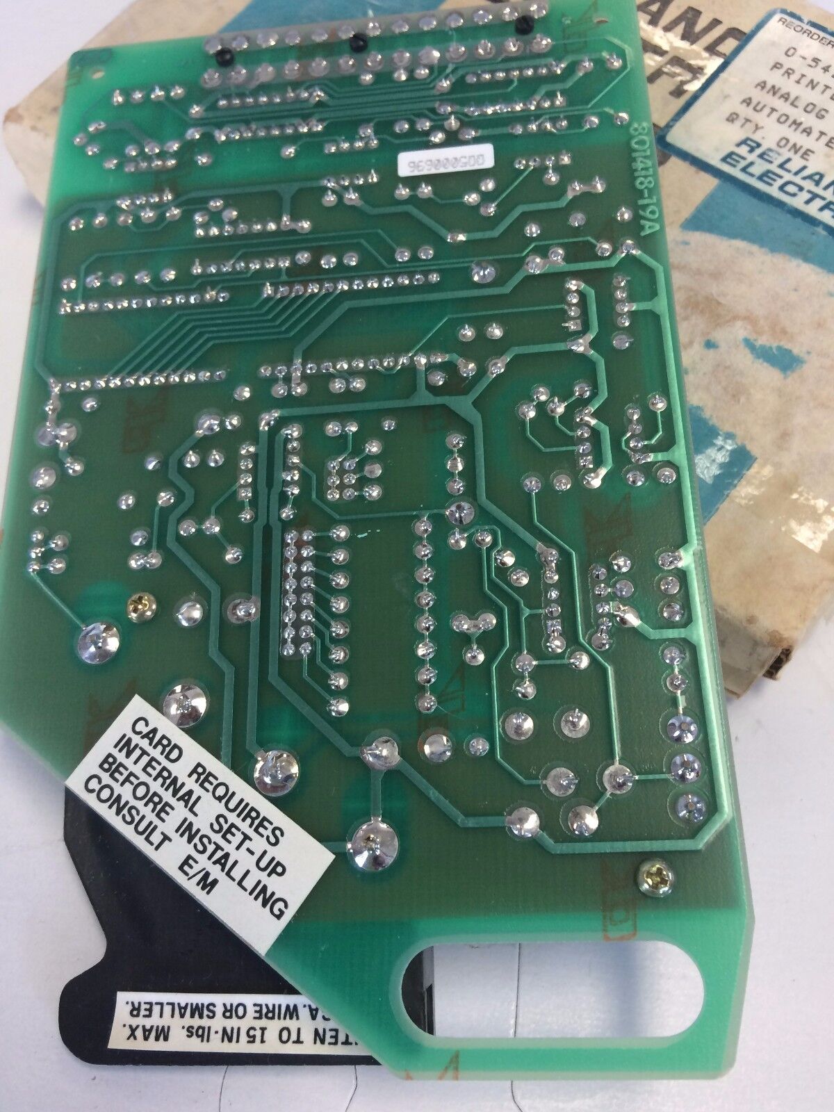 New Reliance Electric 0-54214-1,O-54214-1,801418-19A Analog 31C346,Cs