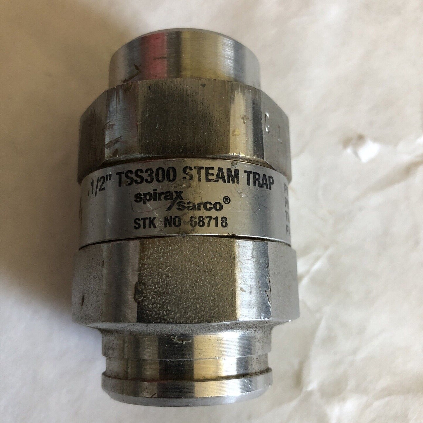 Spirax Sarco 1/2" Tss300 1/2” Npt Steam Trap Stk Valve,Tss-300,68718,62002,Bp