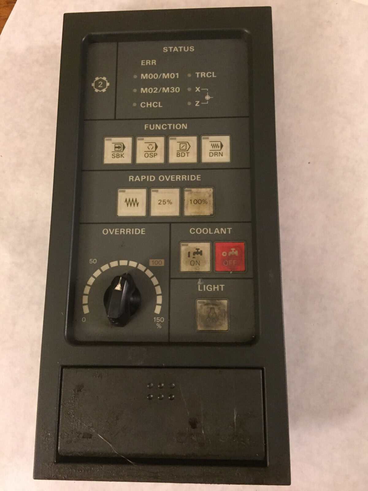 Mori Seiki F348 60 99 (3),Ab12c-4146,E54028a01 Override Panel,Bm