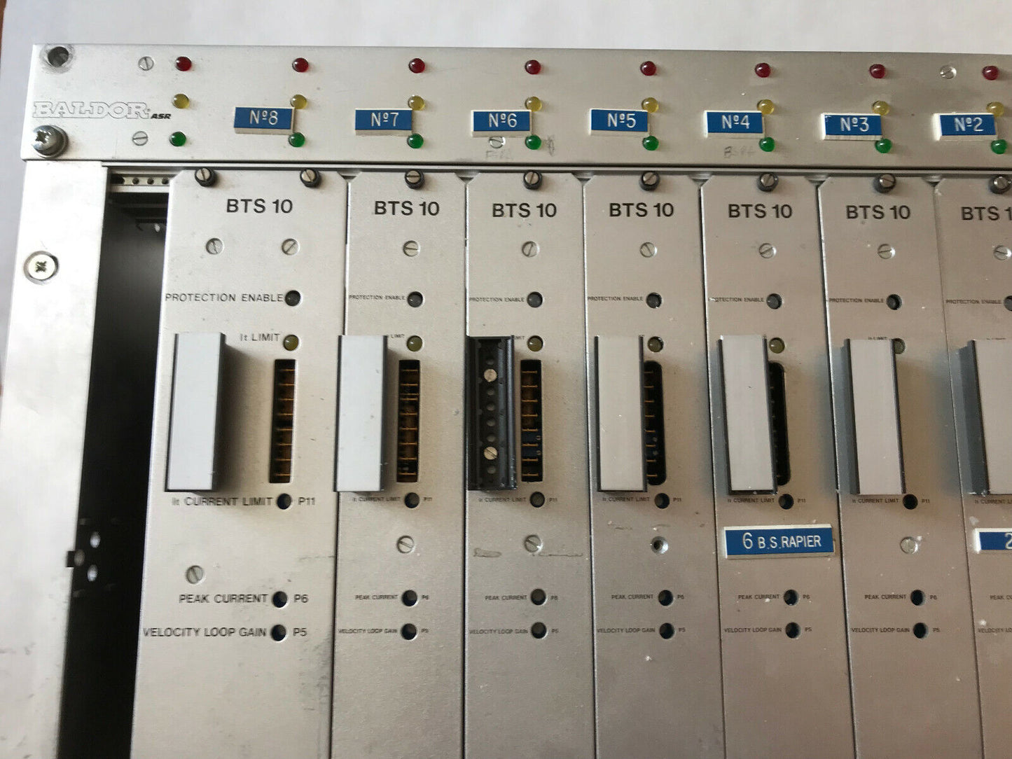 Baldor Rack Bts7k7-Rl-1K1-R,Bts10-200-15-R,Bts10-200-60-R,Bts 10,Asr Assembly,So