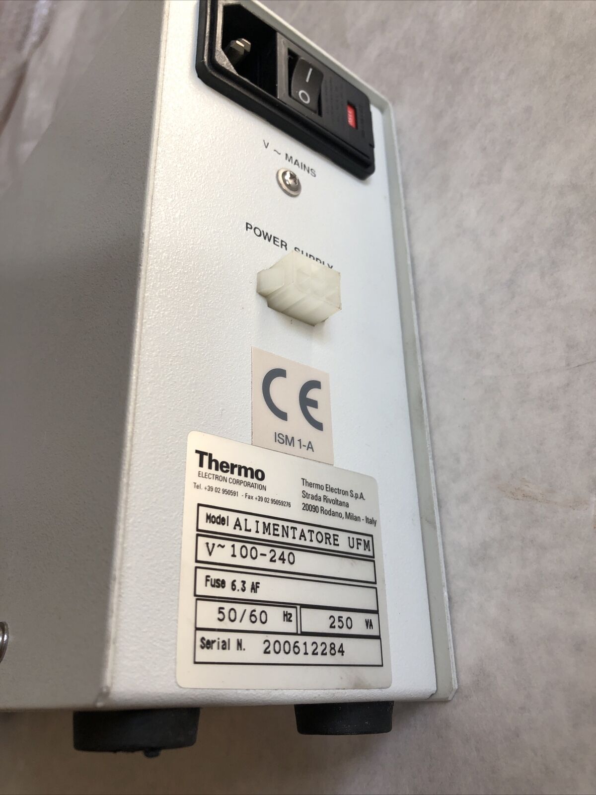Thermo Alimentatore Ufm,Thermo Finnigan Alimentatore Drh Power Supply,Bb,Bh