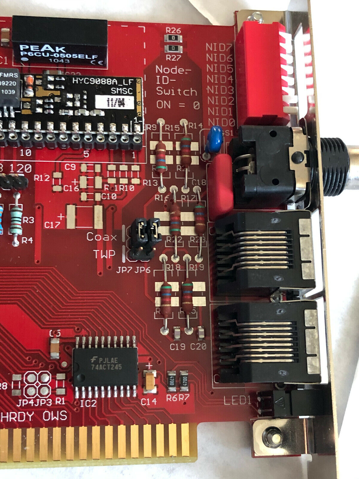 New Sohard Sh-Arc66 V04.00,67782 Arcnet Isa Card,Eb