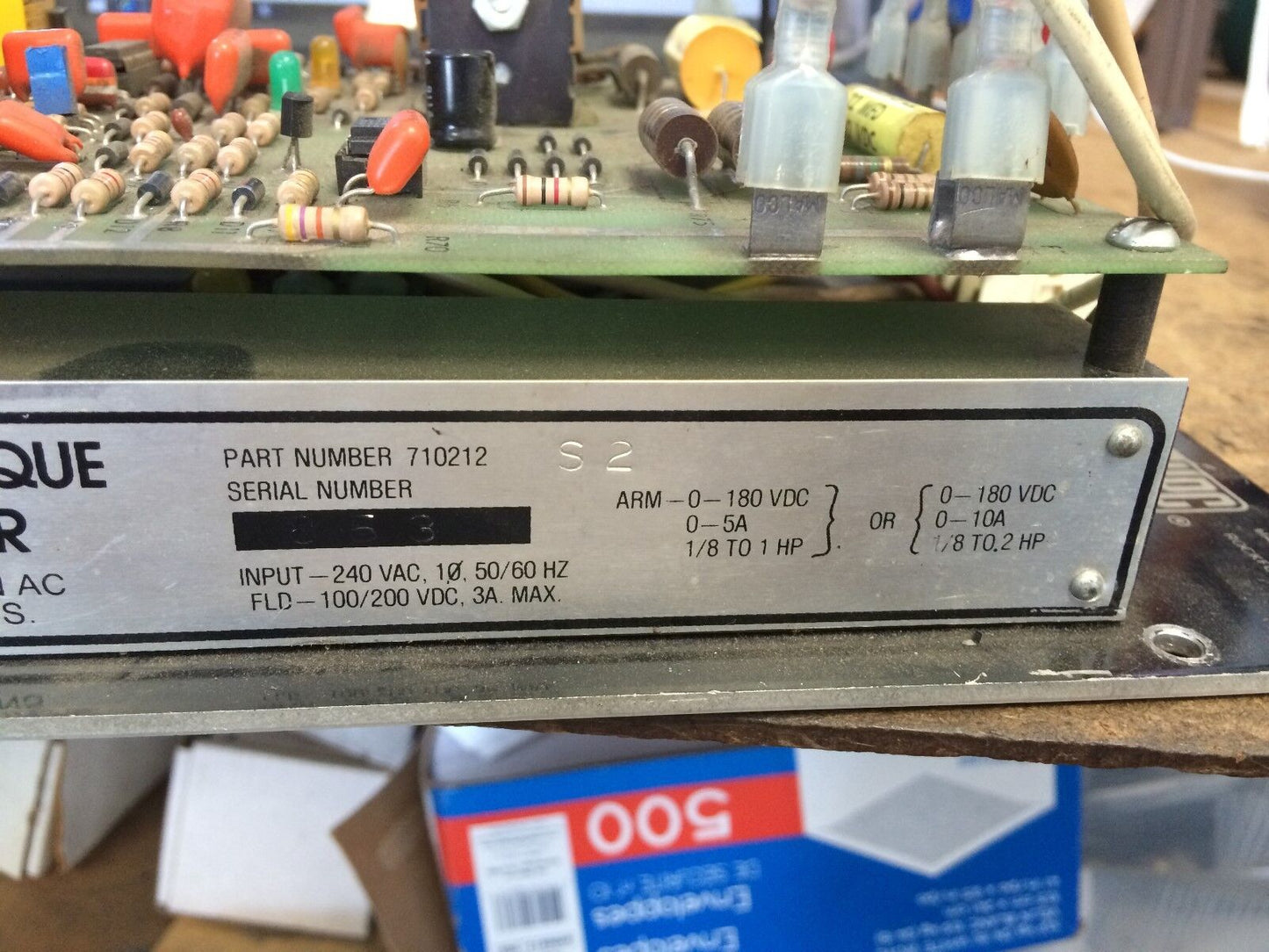 Hpc 710212 Varidraw Torque Controller, 1-Phase, 240 Vac,Fd
