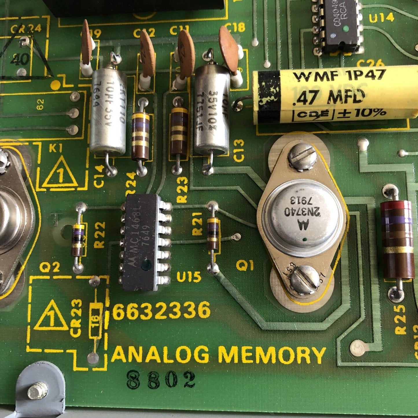 Bailey 6632336, 6632337A1 Abb Analog Memory Board Assembly,En