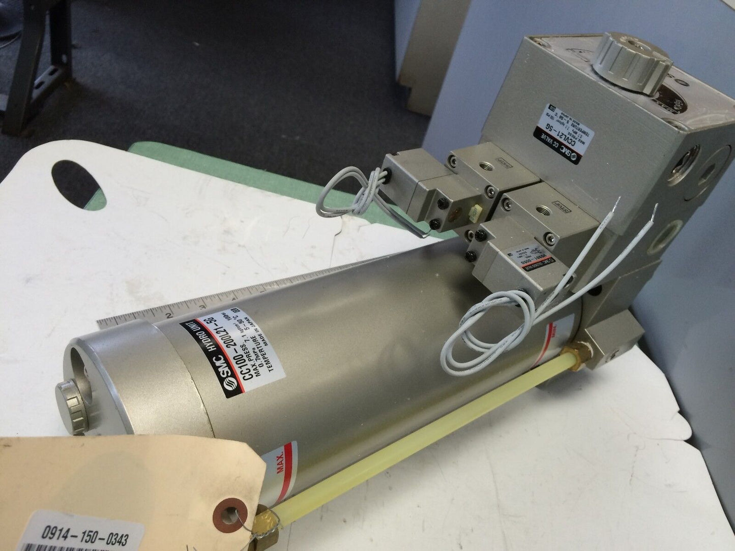 New Smc Cc100-200L21-5G,Ccvl21-5G Hydro Unit,Cc Valve V0301-005G Dc24v,Bo
