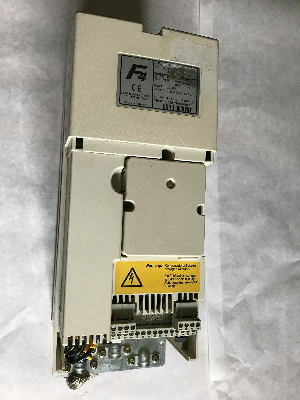Keb Combivert 14.F4.C1e-3440/1.4,14.F4. C1e-3440/1 4,11 Kva (No Front Cover),So