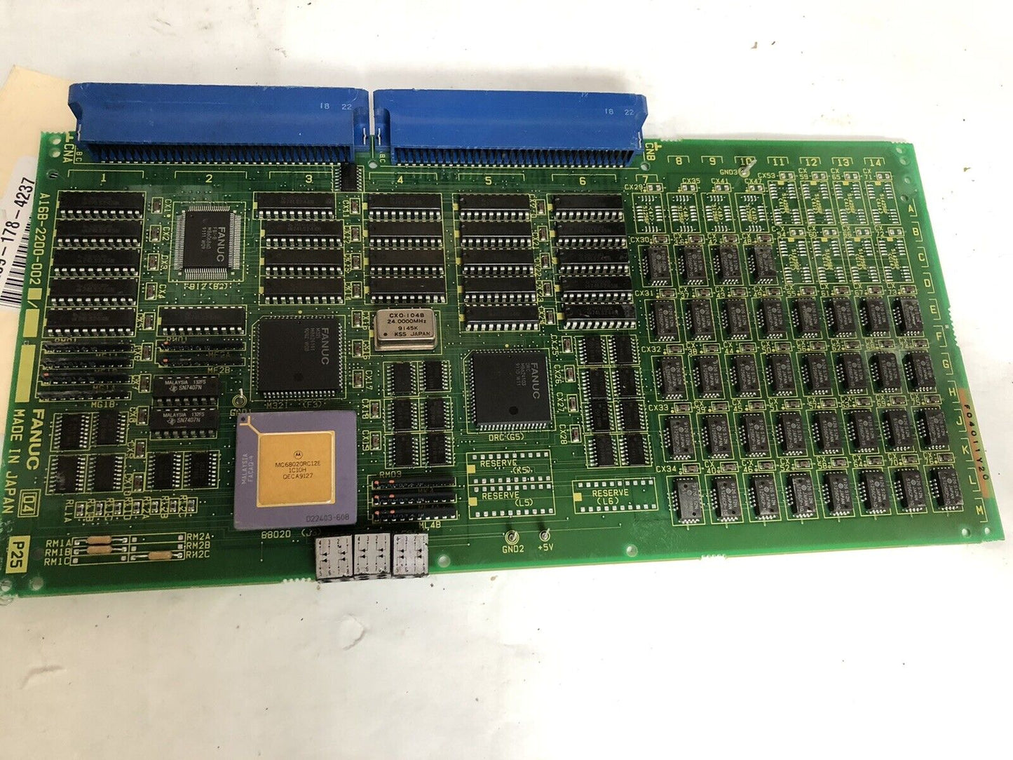 Fanuc A16b-2200-0020/05C Base 2 Fanuc A16b-2200-002 Board,Dl