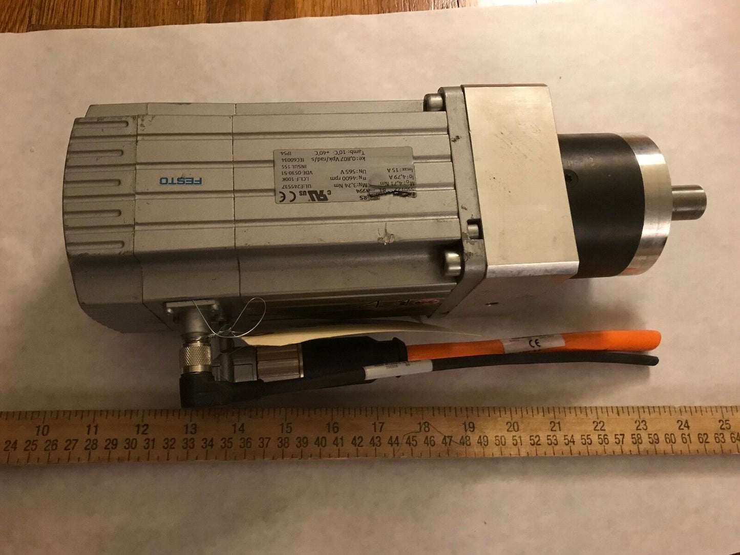 Festo Emms-As-100-S-Rs,N1001 Servo Motor Neugart Ple 80,2074146 Gear Reducer,Bm
