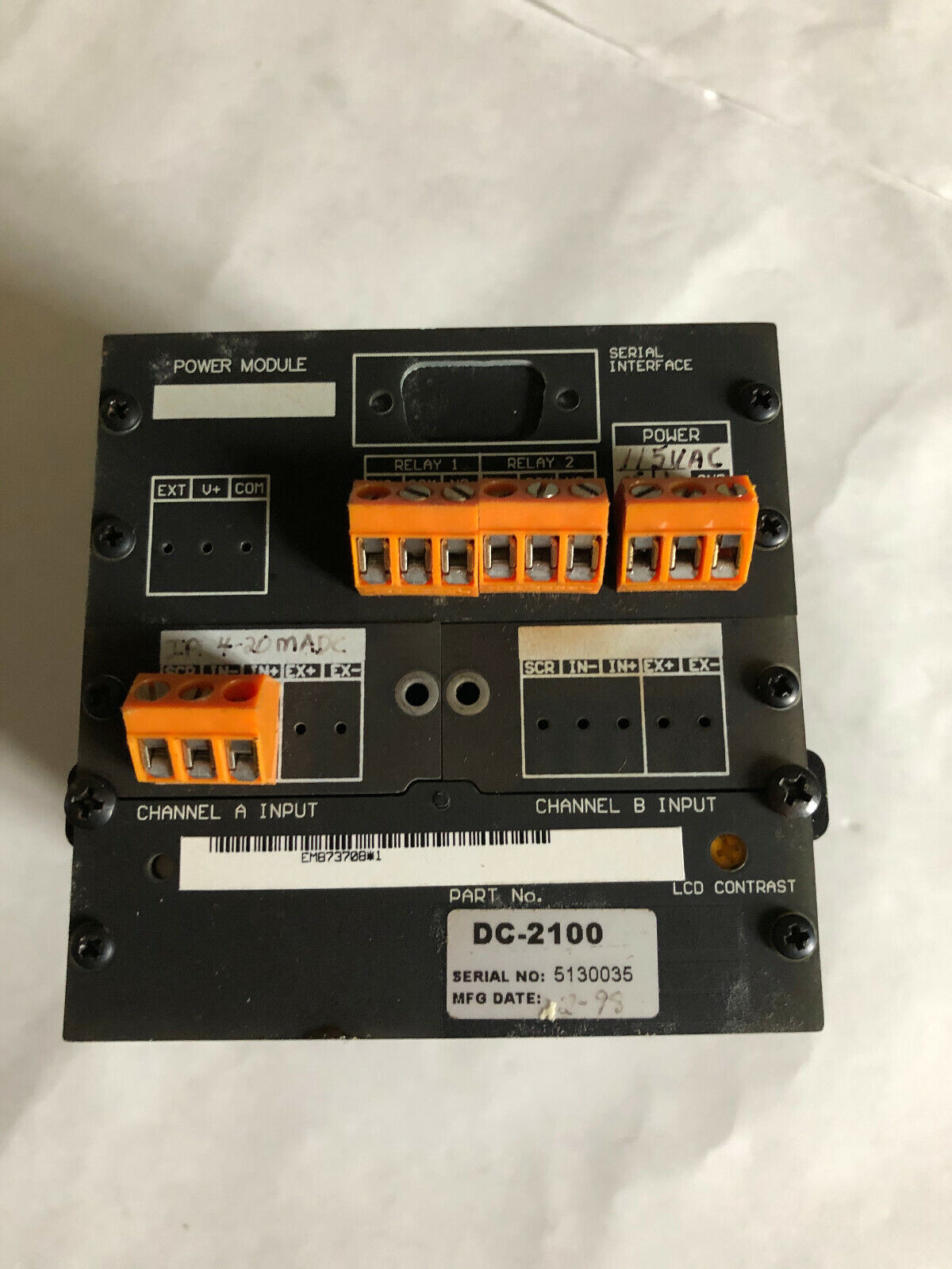 Newport Dc-2100-000-000-100 Temperature Monitor Rd821r Dc-2100,Dh