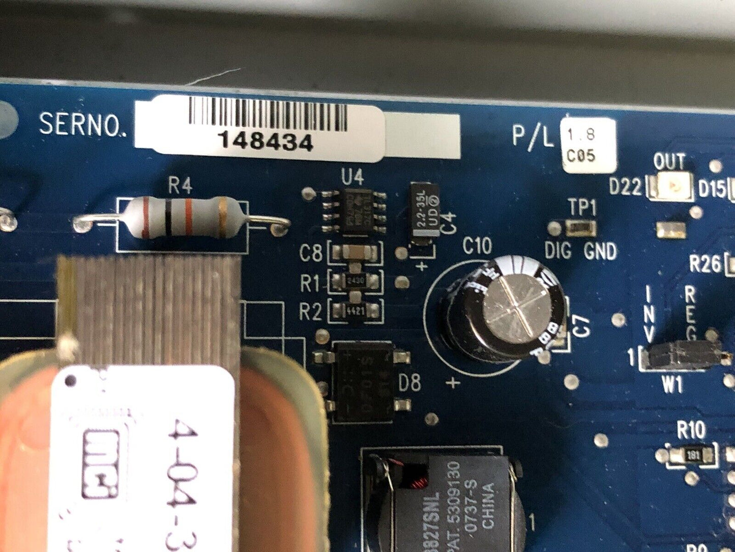 Fki Logistex 7030609 7087300 Sw V44a Power Control ,P/L 1.8A C05,A1008ch,Tn
