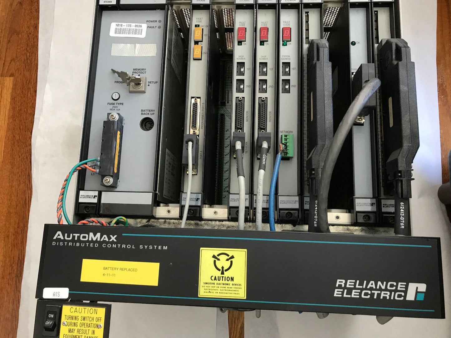 Reliance Electric 803456-8Sa,J2-3008,Automax System,Drive,120V,50Kva,10Slot,Ss