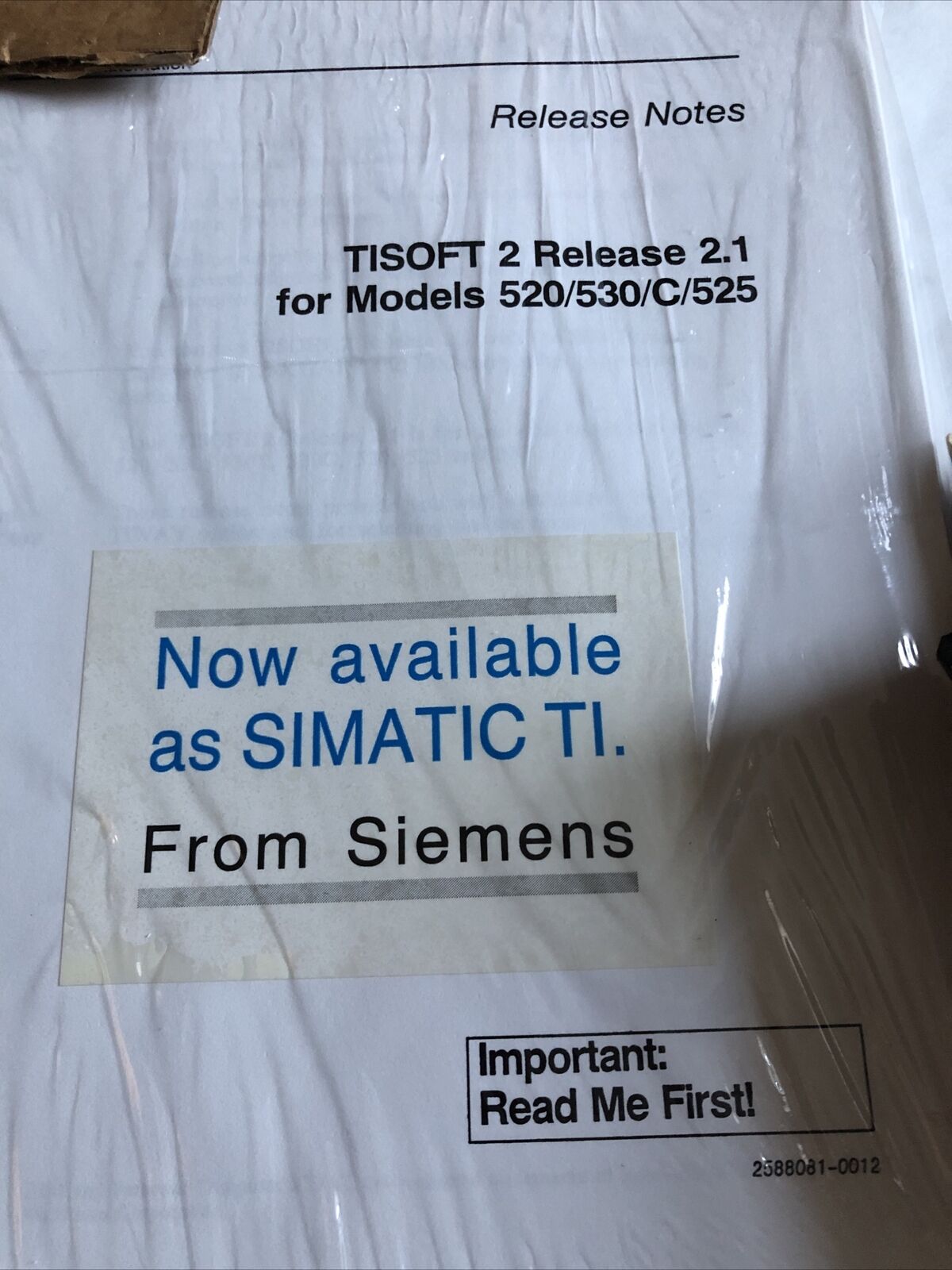 Siemens 530C-6202,2600847-0001,Tisoft 1&2,T1soft 1&2,Vpu200,2600844-0001 Soft,Dg