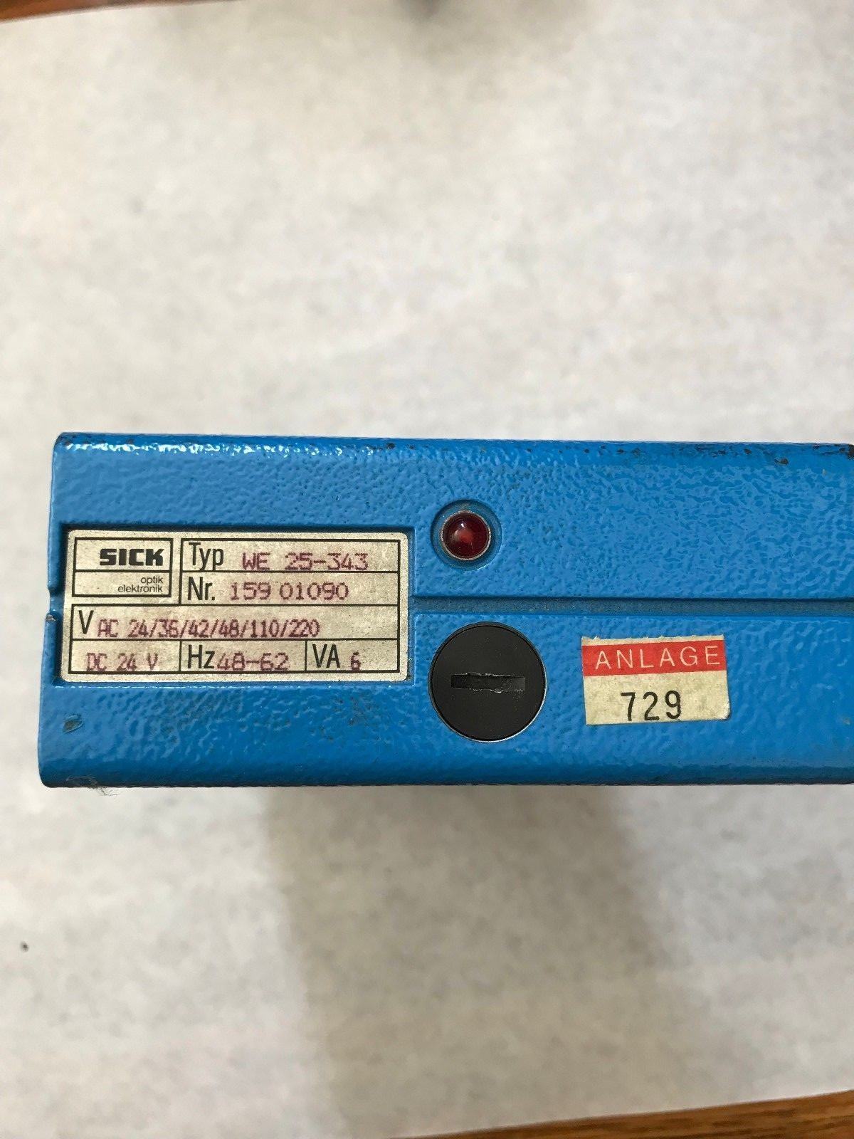 Sick We 25-343 Optik Switch We 25-343 Optik Elektronik Dc24v, Room5