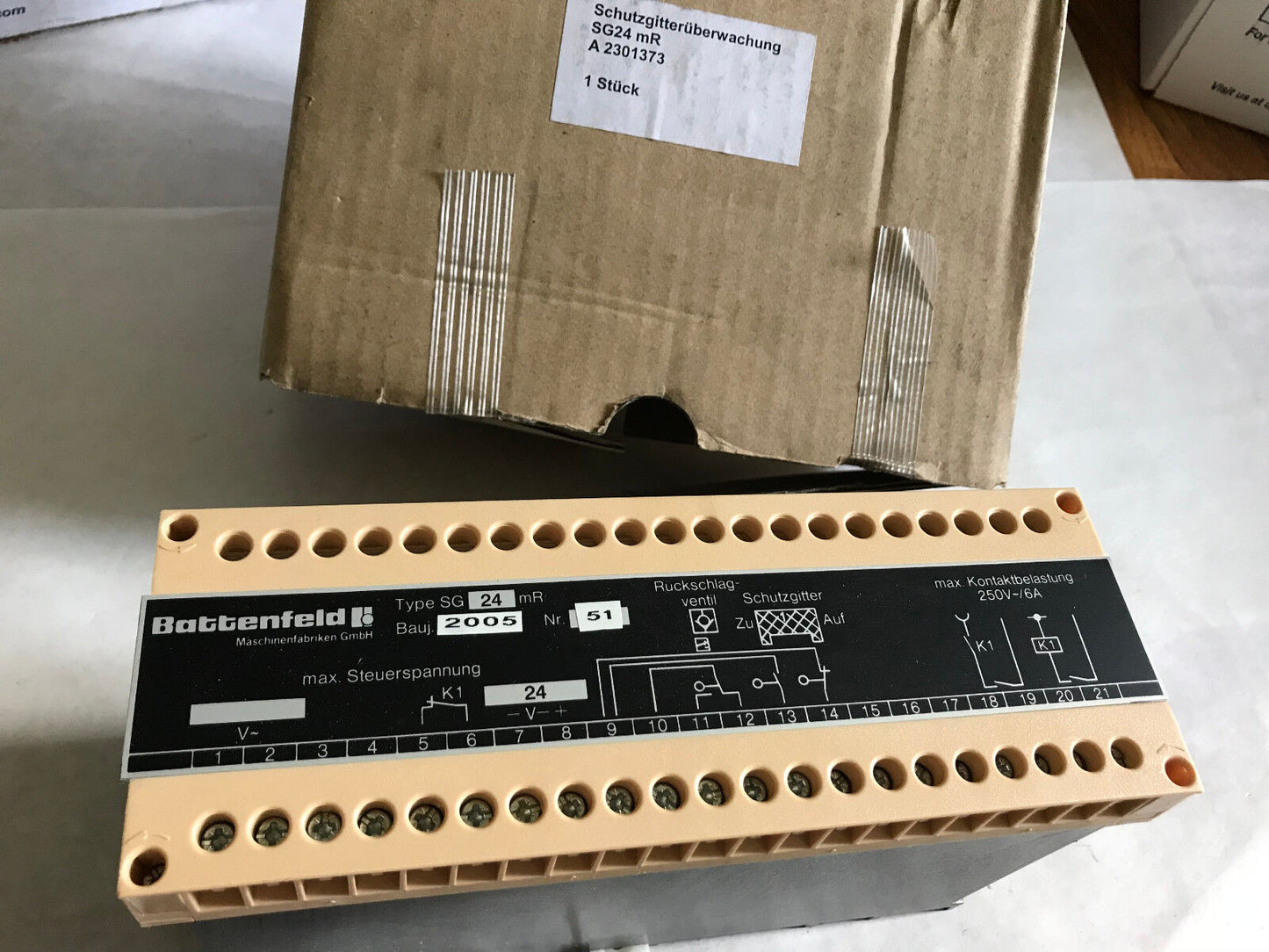 New Battenfeld Sg24 Gate Safety Relay Module Type Sg24mr A2301373,Ep