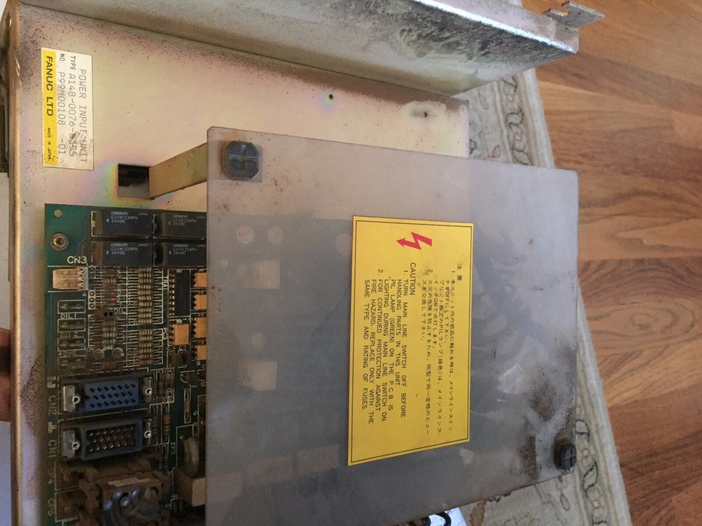 Fanuc A14b-0076-B355 Power Input Unit,Fmc-3 Fuji Magnetic Contactor,Boxyk,Dc