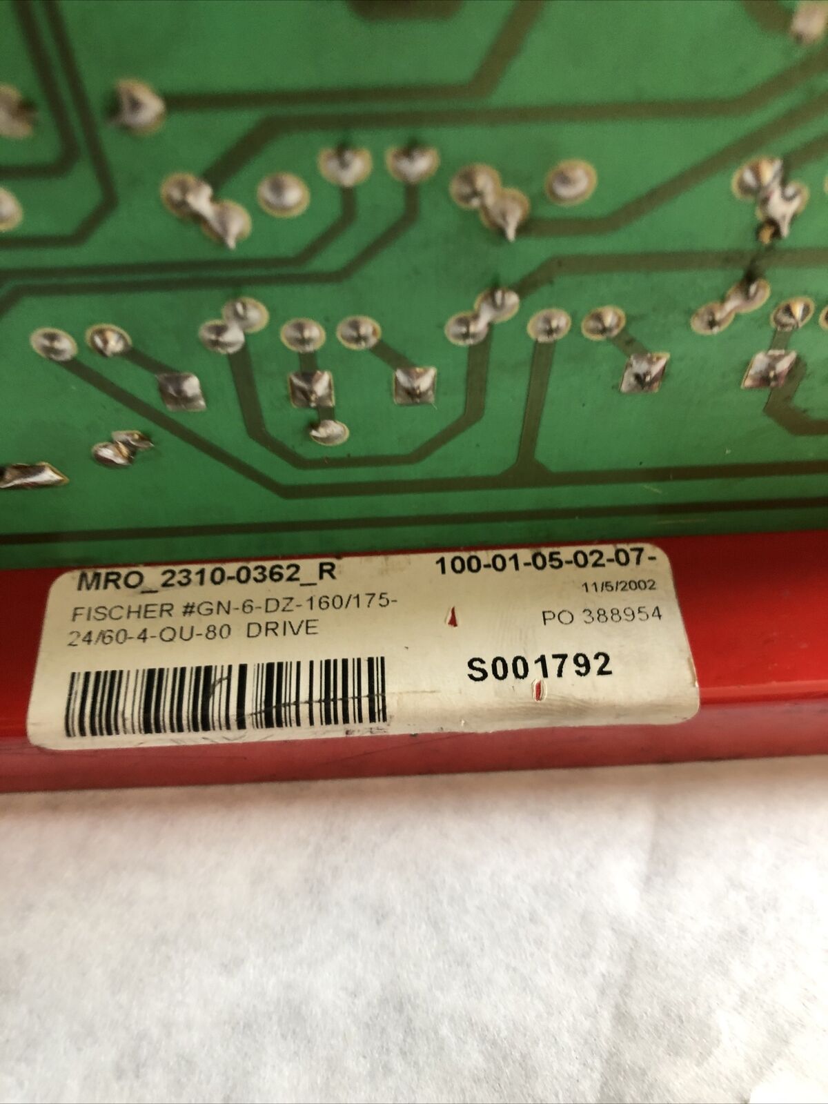 Labod 121 Gn 6 Dz 160/175-24-4Q80,Thyristor-Regler Gn 6 Dz 4Q 8O,2310-0362 R,Bz