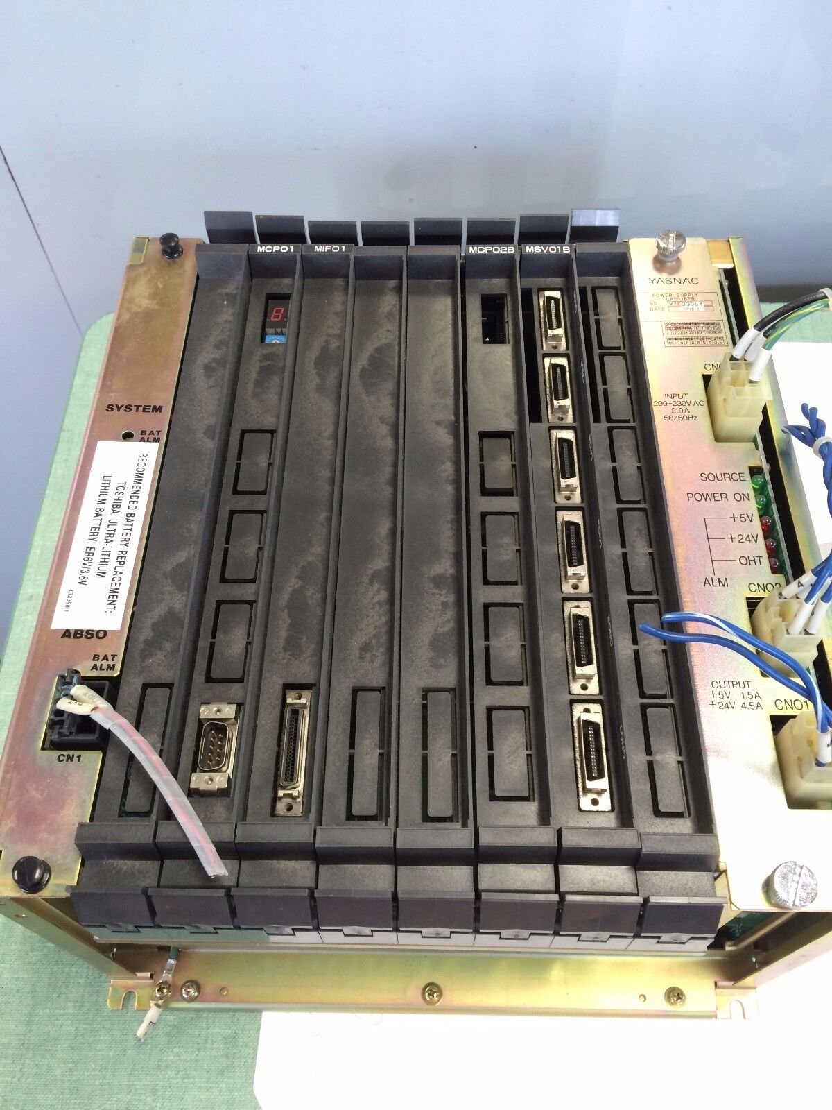Yaskawa Cps-18Fb Yasnac Cnc Control, Mcp01,Mif01,Mcp02b,Msv01b,Cps-18Fb,Ez