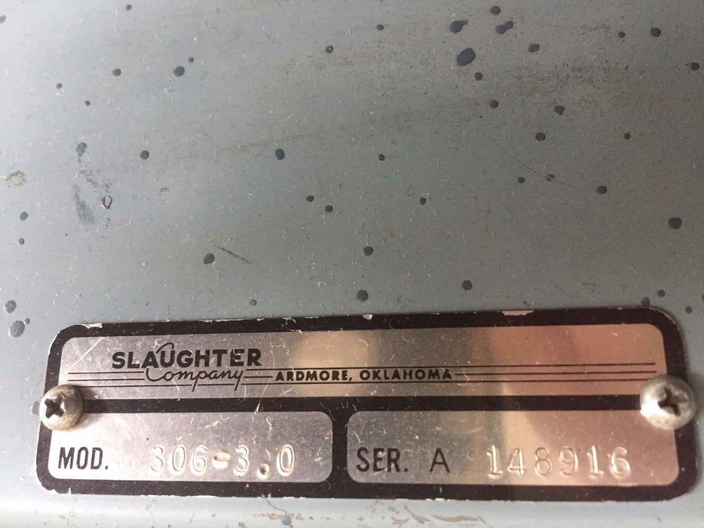 Slaughter 306,Slaughter 306-3.0 Dielectric Breakdown Tester 120K,Bl