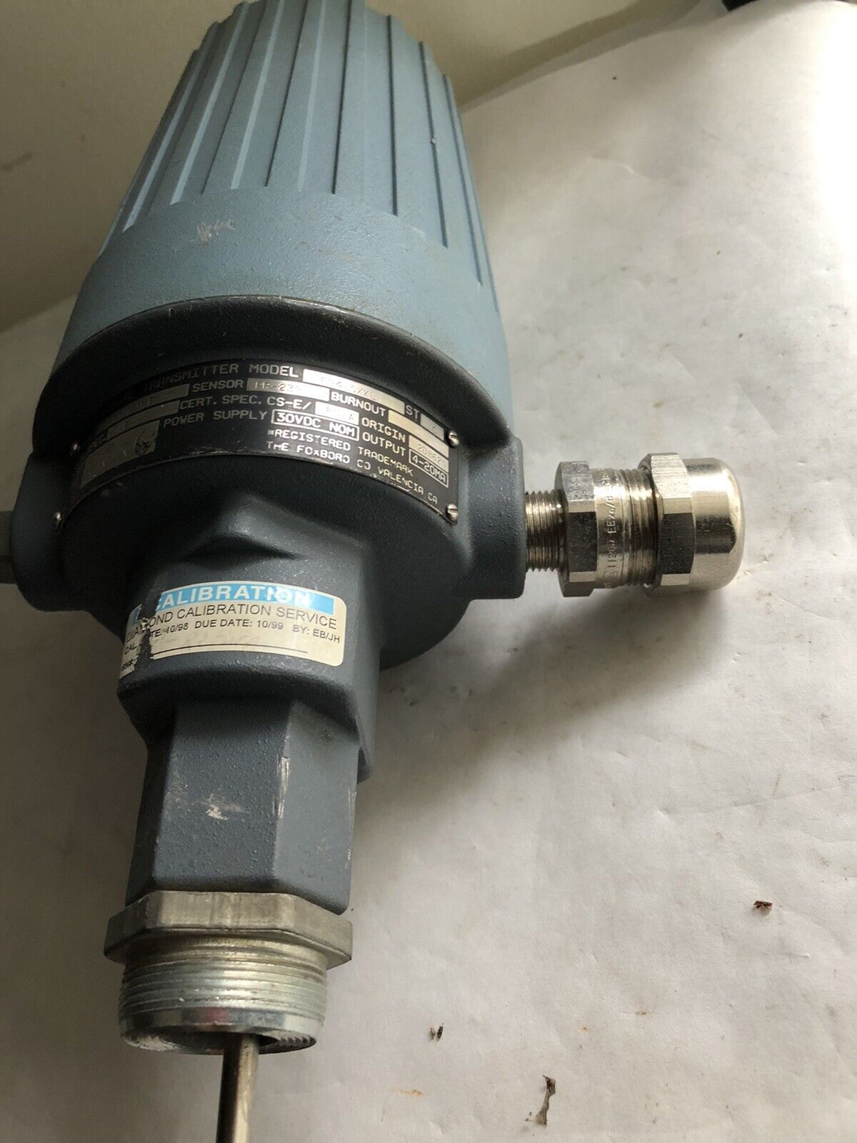 Foxboro E94-Qxxl Stctemperature Transmitter Sensor Pr-239,E94-Oxxl,Tl