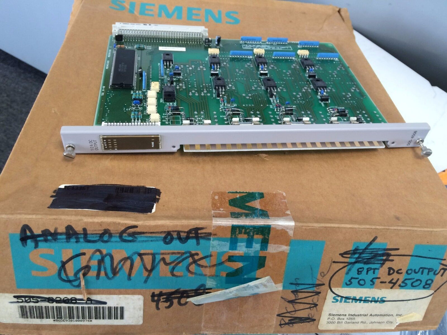 New Siemens Module Pwb 2586402-0001 Digital 505 8O 0.5A Seimens 505-4508,Eg