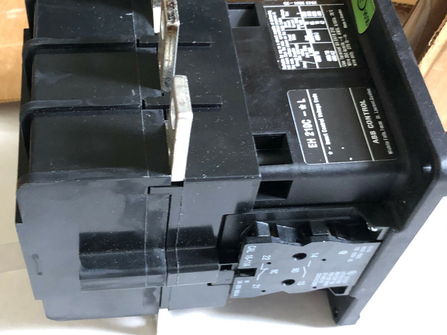 Abb Eh 210,300A,Abb Eh210c-*1 Contactor,Sk 825 400-Db,Abb Eh210c-Y,3P,210A,Bp