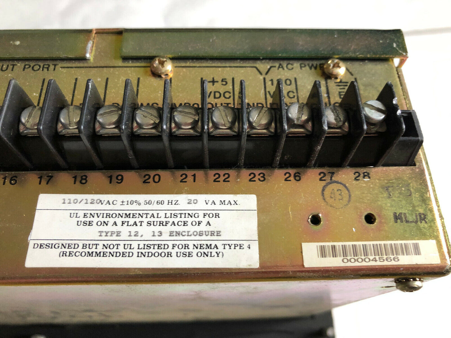 Allen Bradley 2706-B21j16,Dl20,Ol20 Operator Interface Message Display Inview,Ei