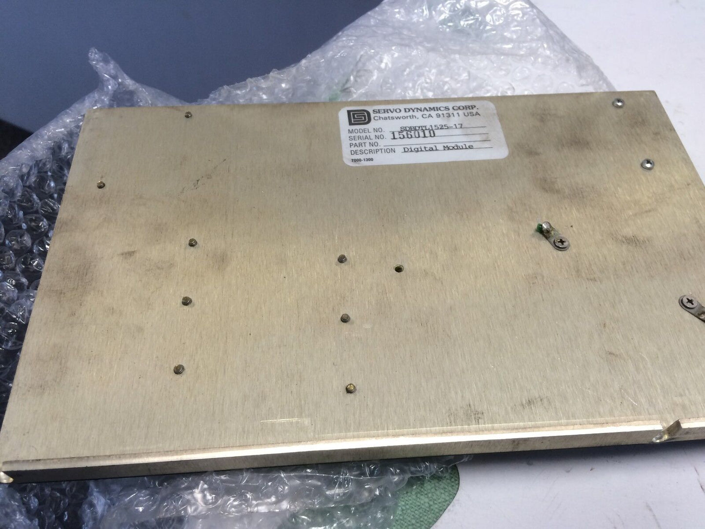 Servo Dynamics Sdbdtl1525-17 Digital Module Pcb Card,Bv