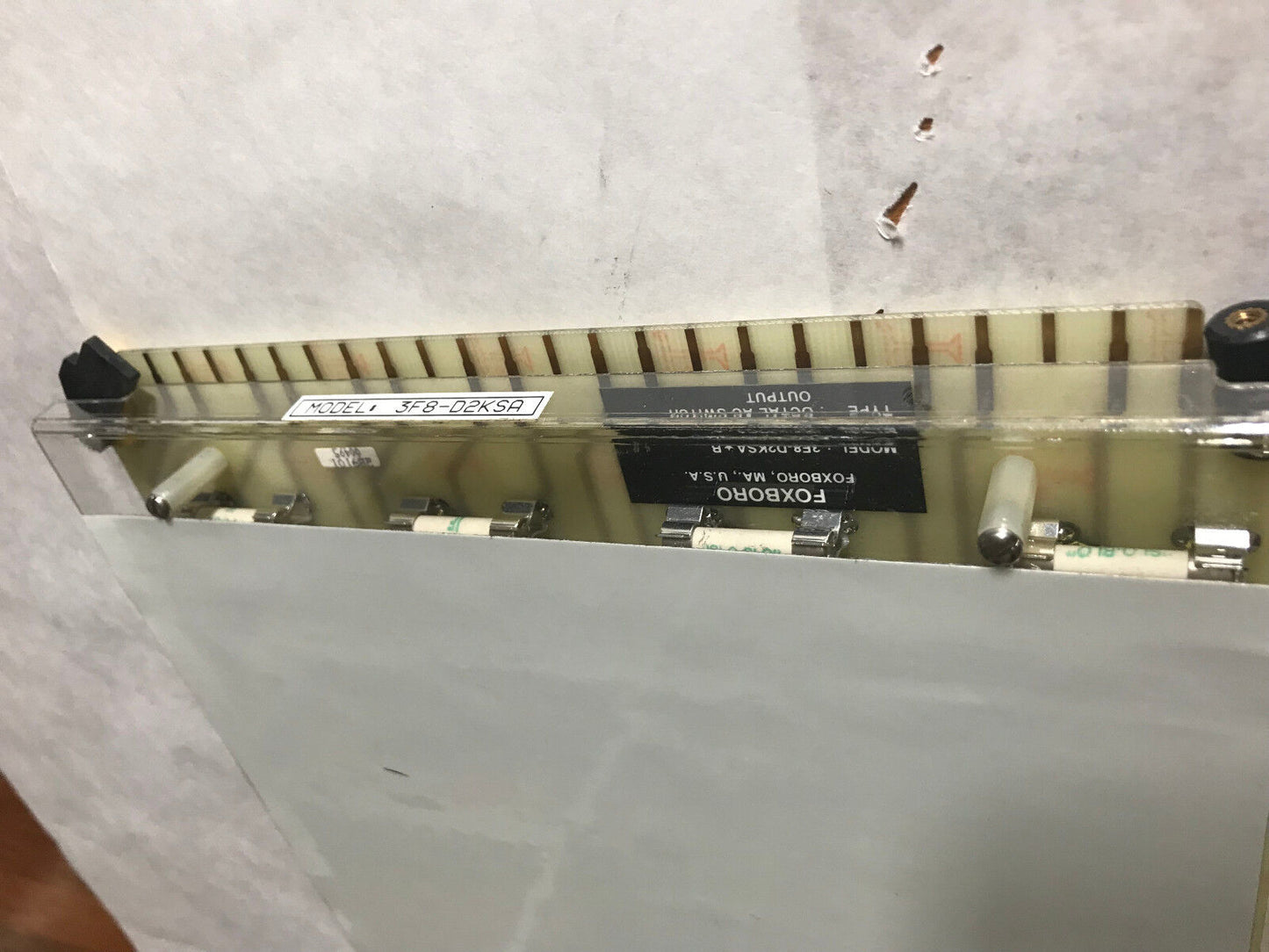 Foxboro 3F8-D2ksa Octal Ac Switch,3F8-D2ksa*B,T71x71,A2049gr H,3F8-D2ksa*8,Ag