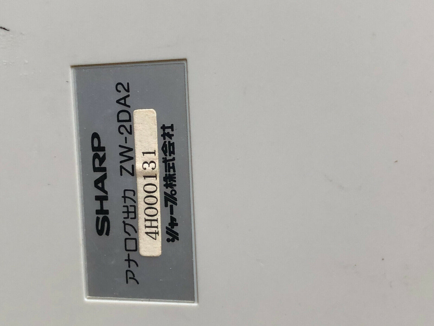 Sharp Zw-2Da2 Analog Output Plc Module N5517nc-39 Zw-2 Da2,Fe