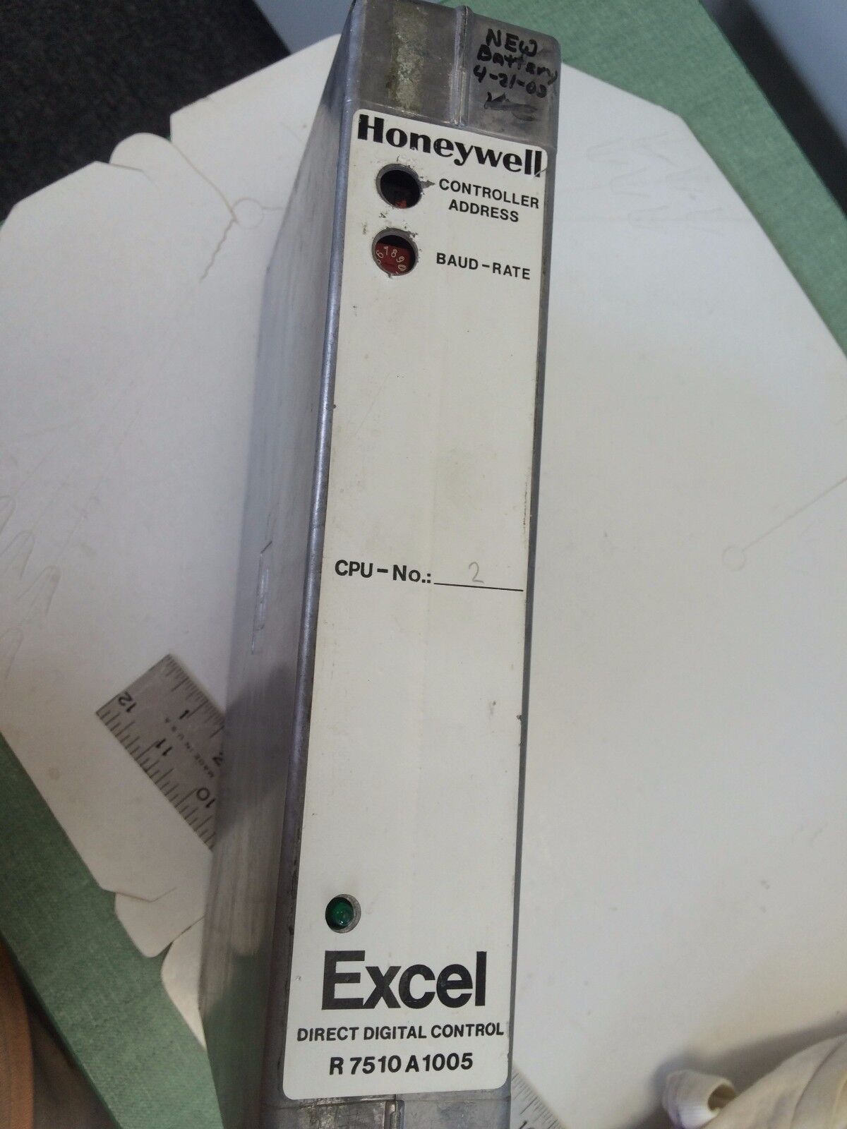 Honeywell R7510 A 1005 Excel Direct Digital Contro Cpu 2, I/O Module , Cx