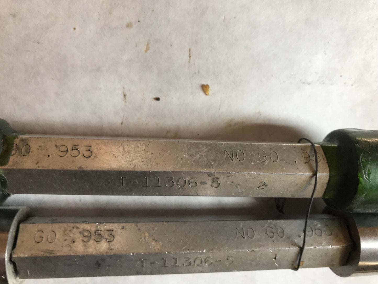 Lot 2 The Pipe Machinery 953,956 Inspection Gage Go No Go Plug Gage .953 .956,Ag
