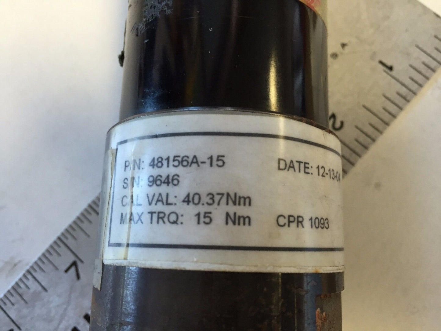 Tech-Motive 48156A-15 3/8" Nut Runner 48156A-15 10/00,485600-1324,Bd