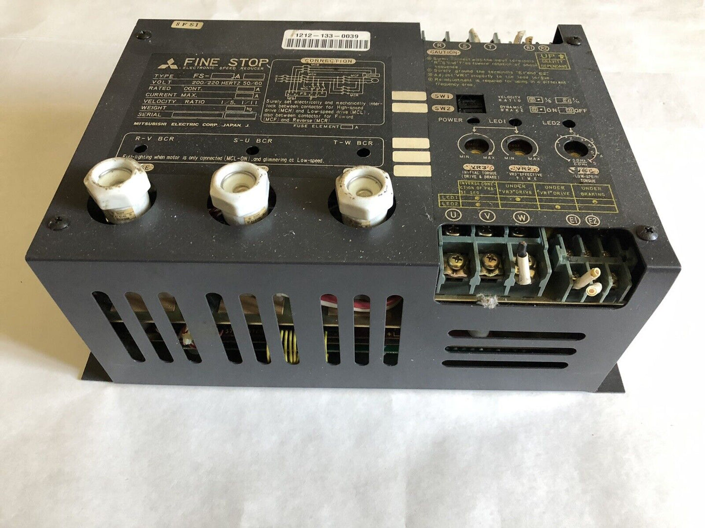 Reliance Electric Fs-A Electronic Speed Reducer,200/220 V,Fine Stop Fs A,Ha,Ev