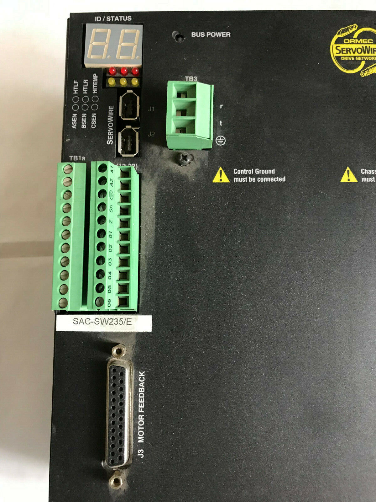 Ormec Sac-Sw235/E Wire Servo Drive Ormec Digital Orion,Sac-Sw235/E 1.2.01,Sm