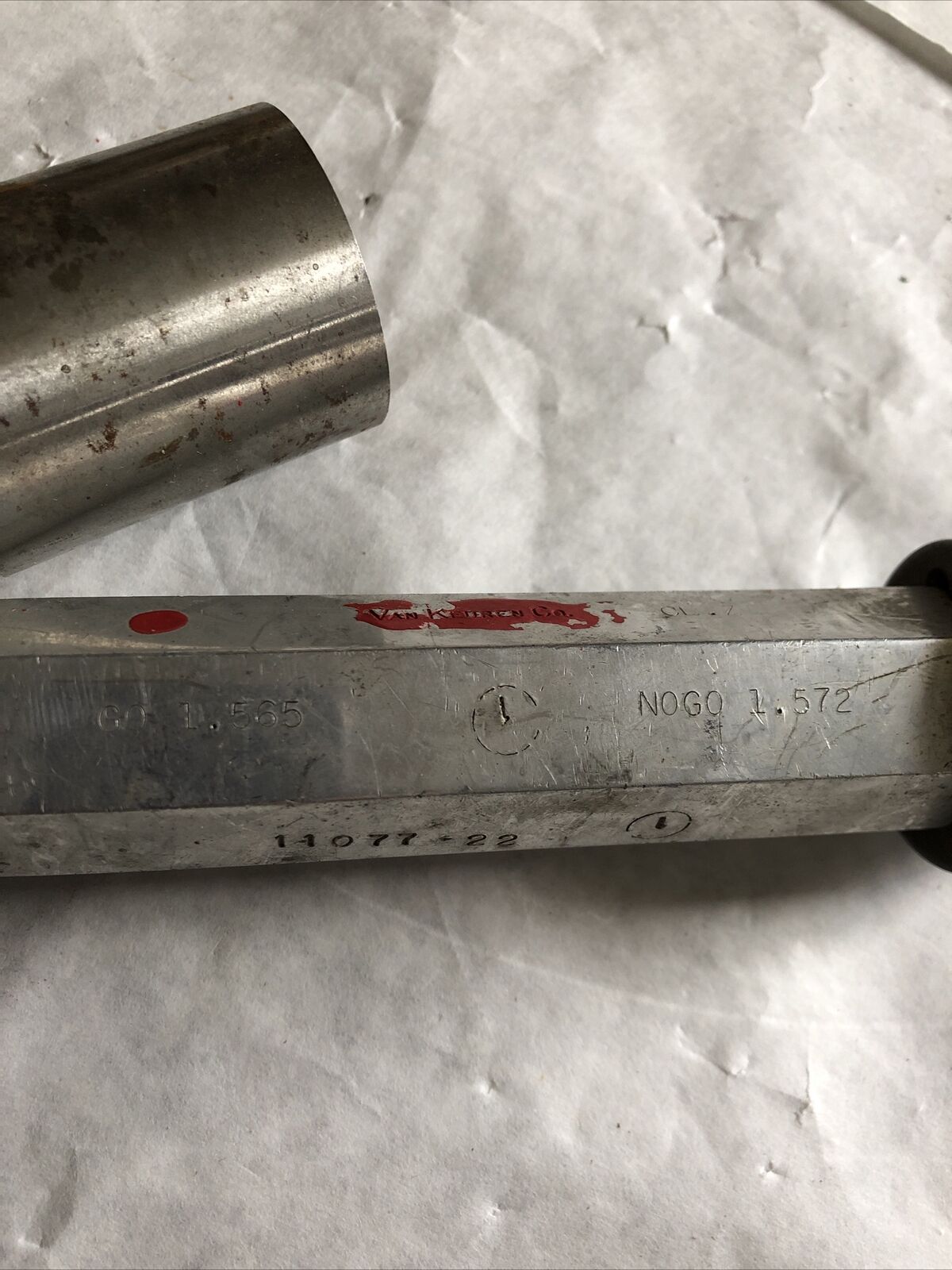 Go No Go Gage, Go Gauge,1.565, 1.572, 1.5640 The Pipe Machinery,Am