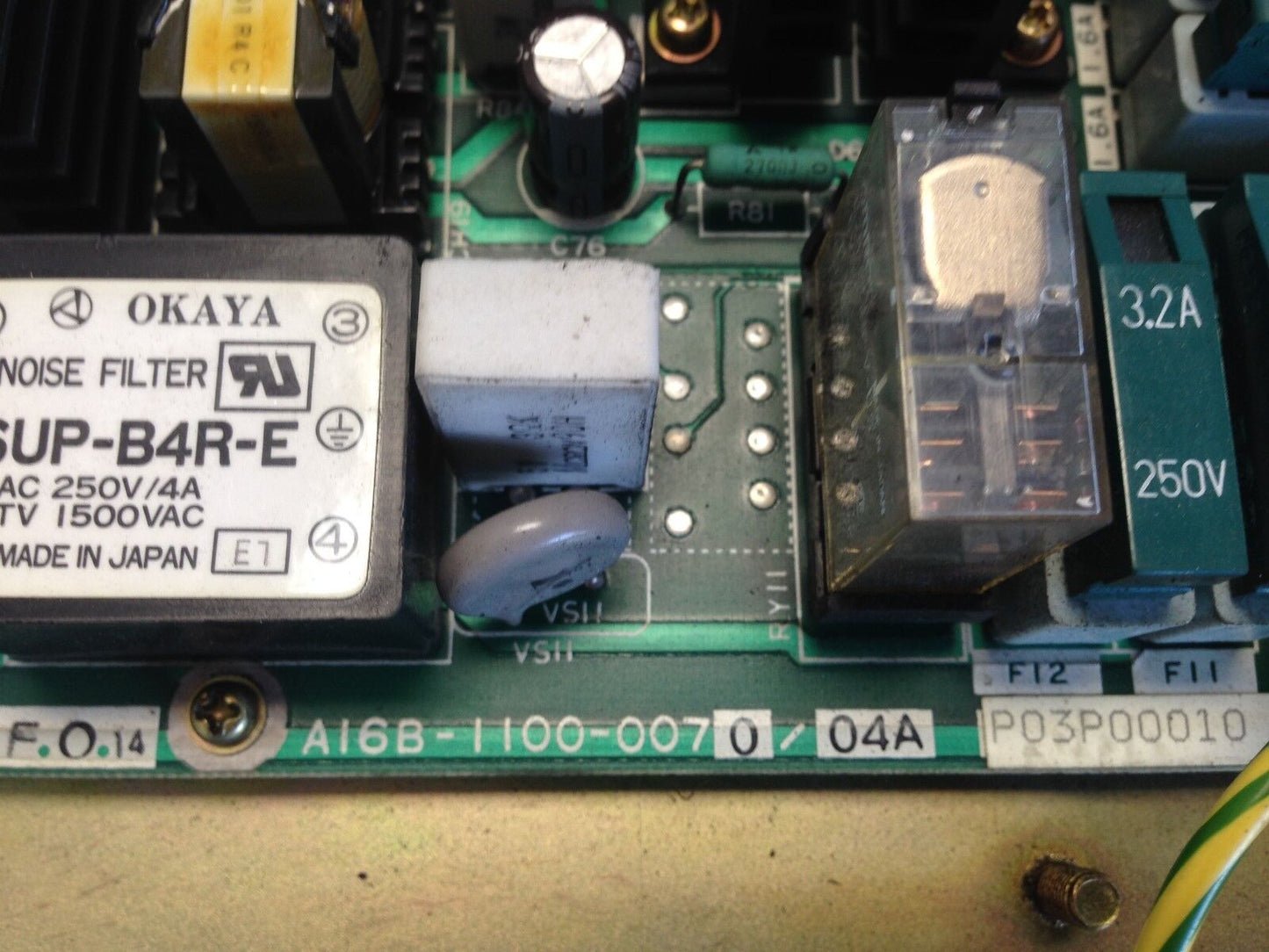 Fanuc A16b-1100-0070 /04A Edm Elox Power Supply Circuit Board,Di