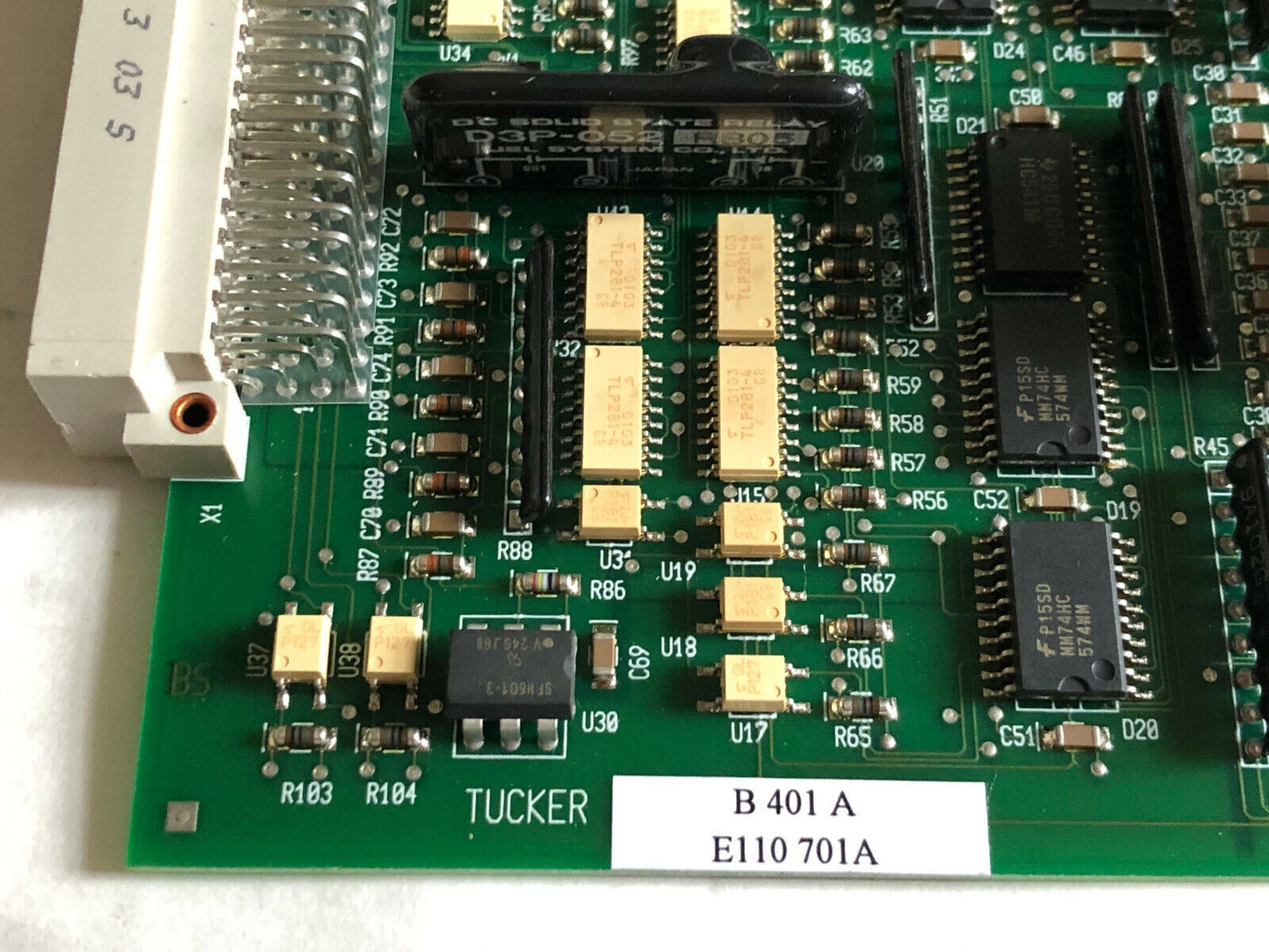 New Tucker B401 A E110 701 A Pc Board,Tucker B401a,E110701a ,Ar
