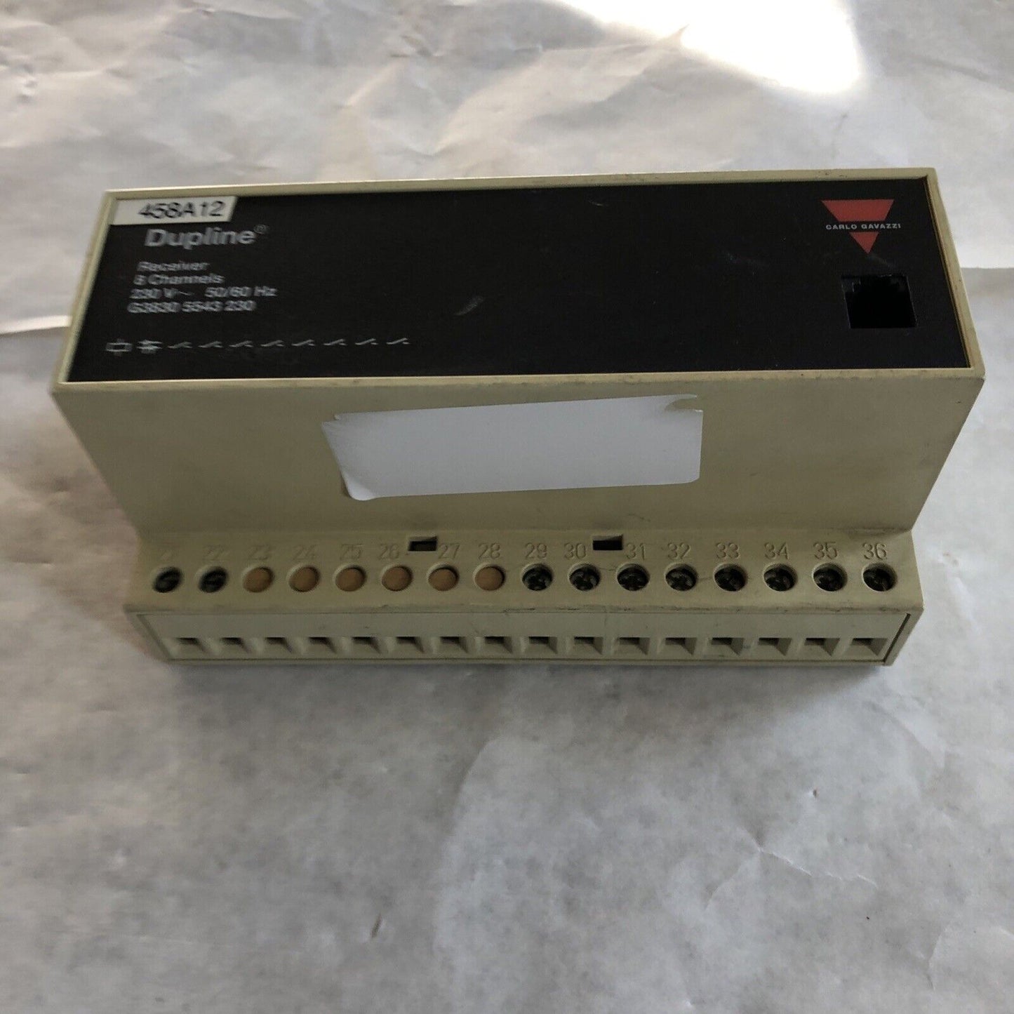 Carlo Gavazzi G3830-5543-230 Dupline 458A12,Receiver Digital Signal 8Ch 230V,Ee