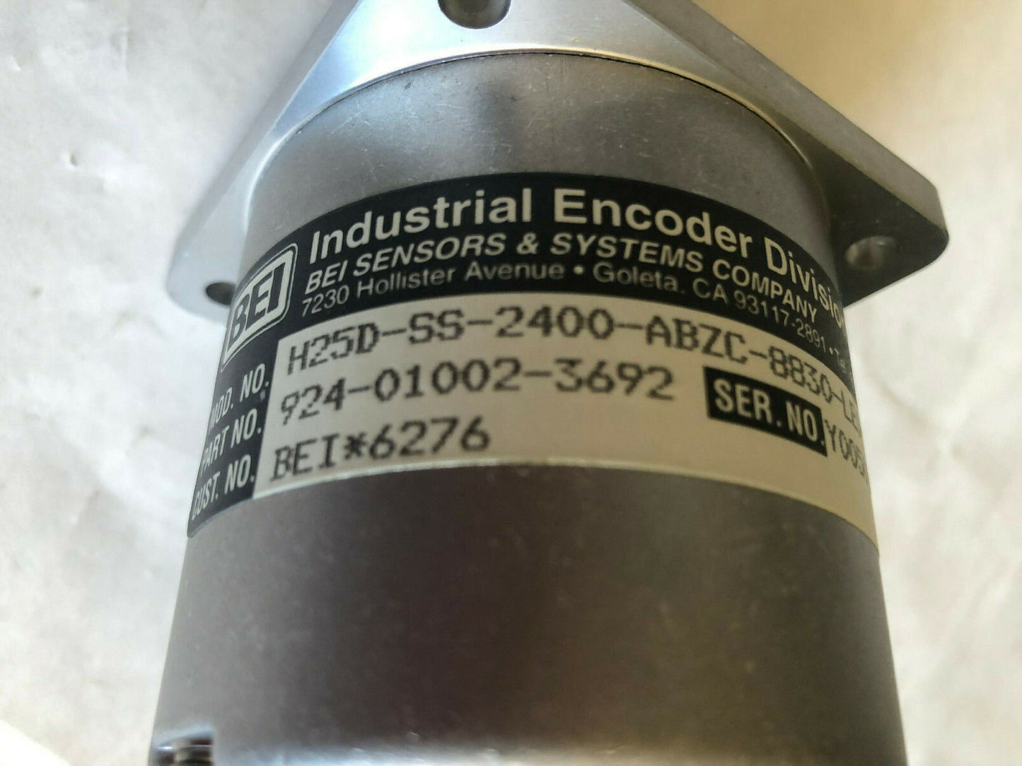 New Bei H25d-Ss-2400-Abzc-8830-Led-Sm18,924-01002-3692 Industrial Encoder,Ew