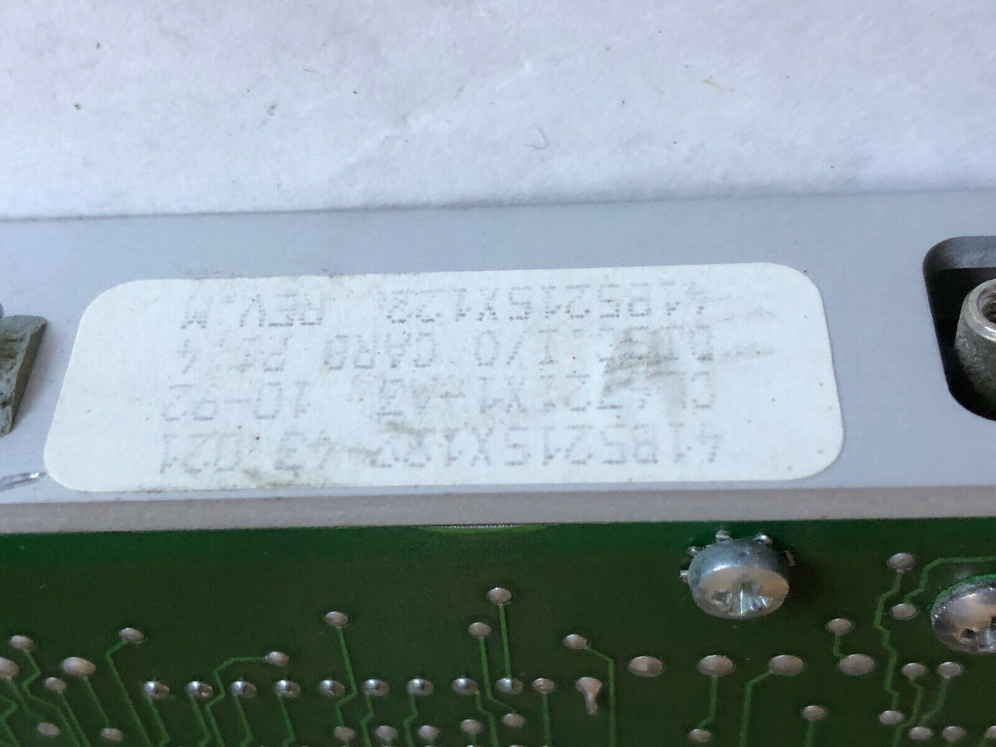Fisher-Rosemount Cl6721x1-A3,41B5111 Pwb Discrete I/O Card P1.4,Pss 9223,Ta