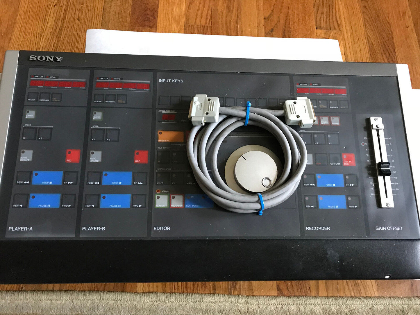 Sony Dae-1100A Digital Audio Editor System Keyboard,Es