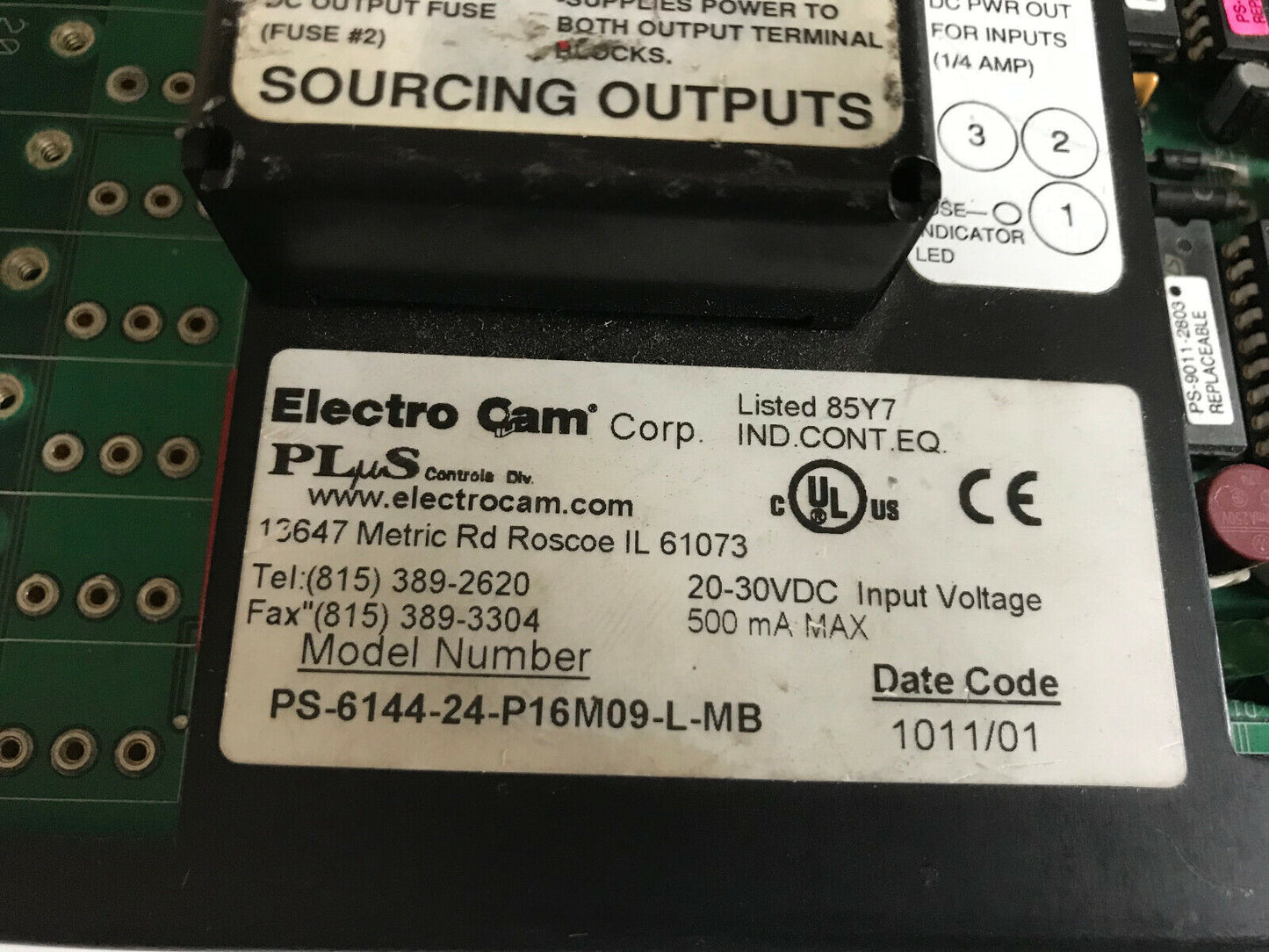 Electro Cam Ps-6144-24-P16m09-L-Mb Keypad Controller (No Relay),Sm