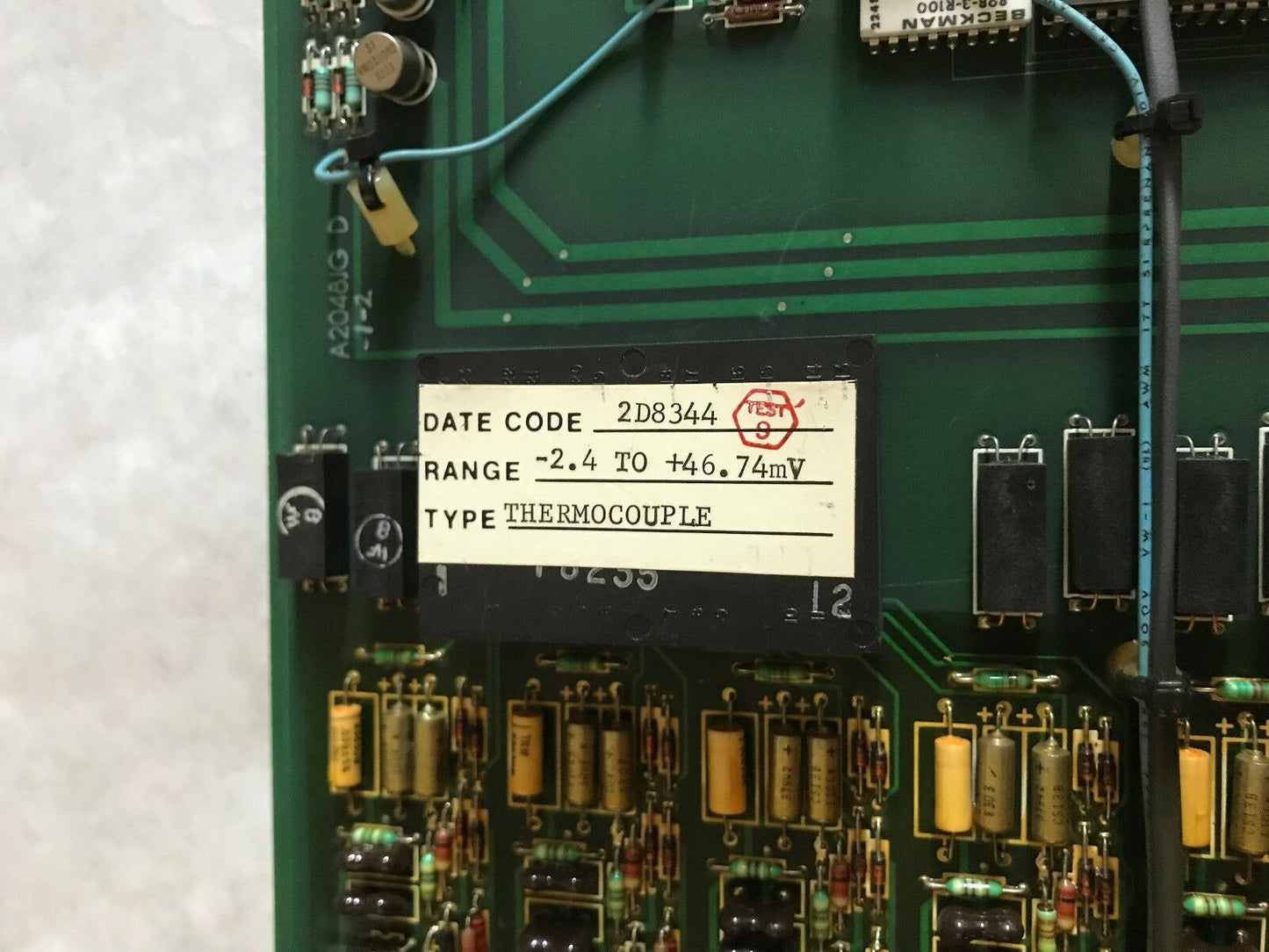 Foxboro Ms-3F8-T2da3 Thermocouple,Foxboro 3F8-T2da3,A2048 Jh-C,A2048jg D 1-2,Cr
